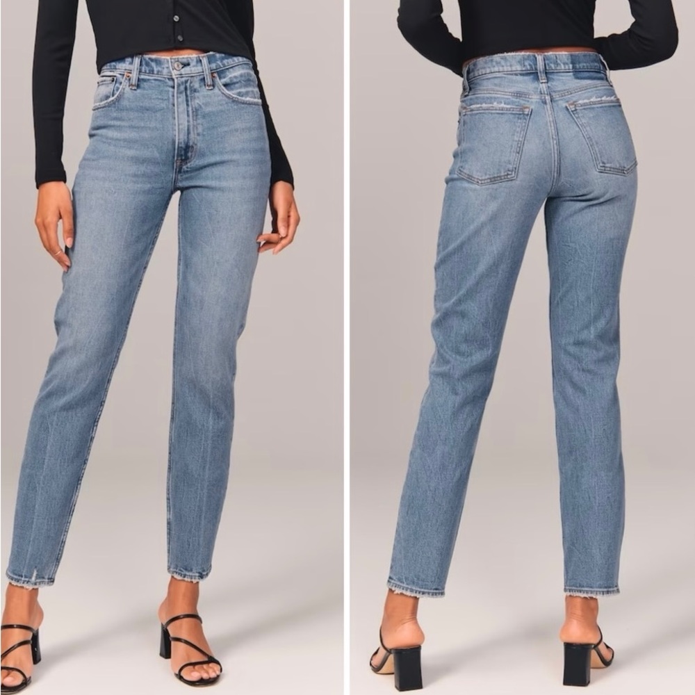 Abercrombie & Fitch High Rise Mom Jean